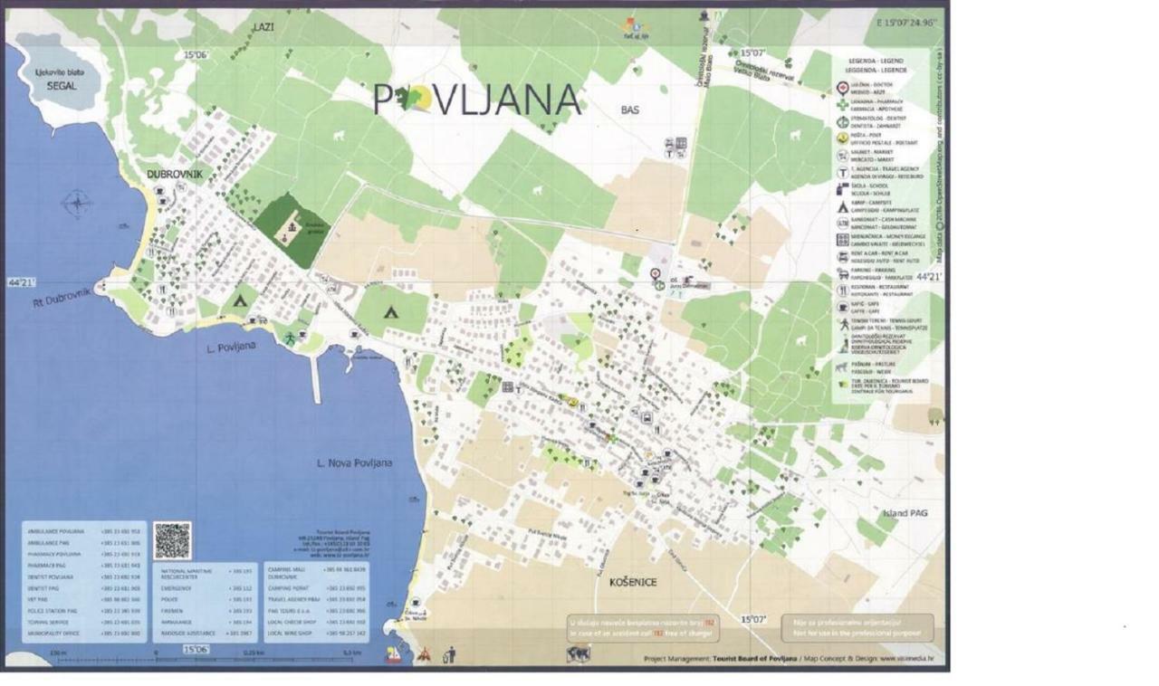 Marina & Luka Apartamento Povljana Exterior foto